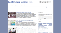 Desktop Screenshot of losrecursoshumanos.com